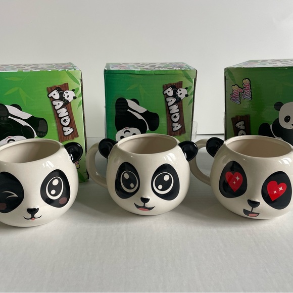 Collector’s Panda Mugs only 3 in the collection - Picture 1 of 6